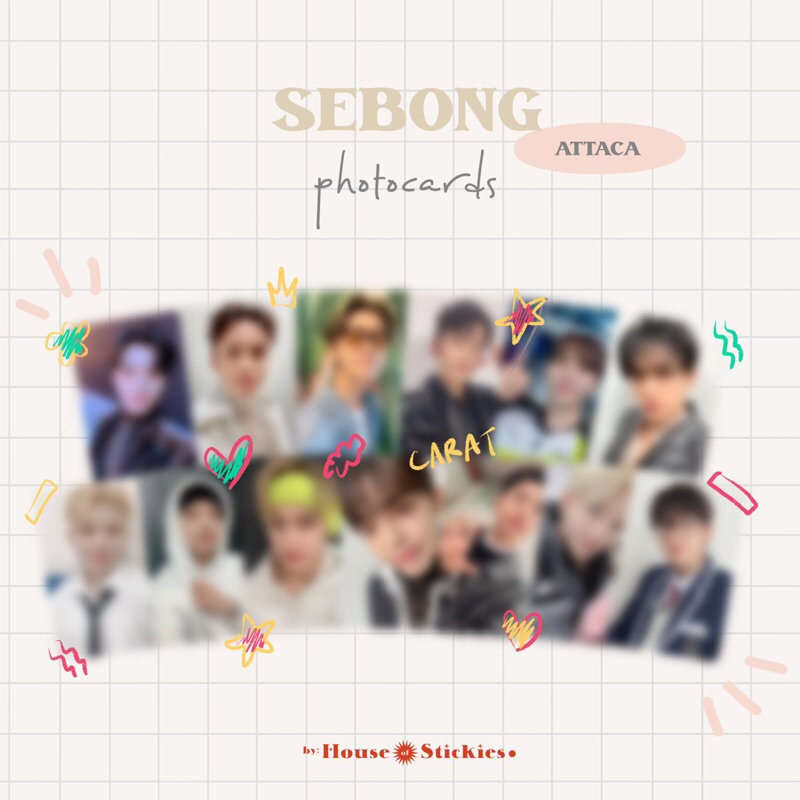 Sebong Unofficial Photocard Attaca Era