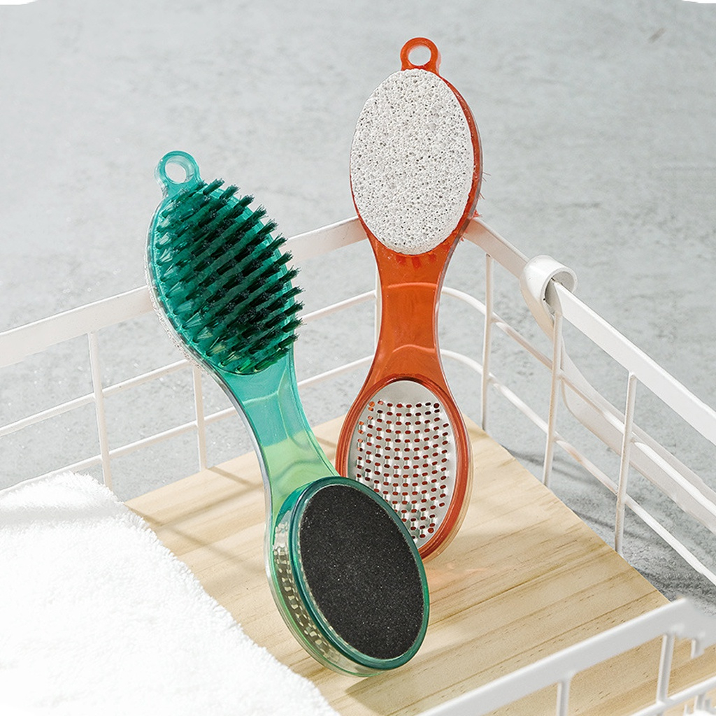 ⭐BAGUS⭐ SIKAT GOSOK KAKI 4in1/ Pembersih Penghalus Tumit/ Pedicure Paddle Brush