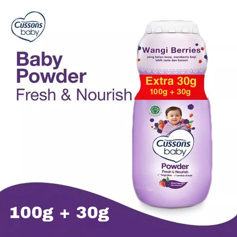 Cussons Baby Powder 100+30g soft&amp;smooth,fresh&amp;nourish,mild&amp;gentle