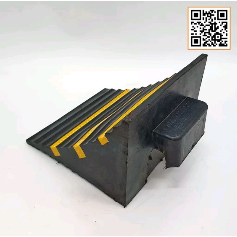 Wheel Chock - Ganjal Ban Besar  Bahan Ruberr Murah - Ganjal Ban Truck Mobil - Ganjal Ban Mobil