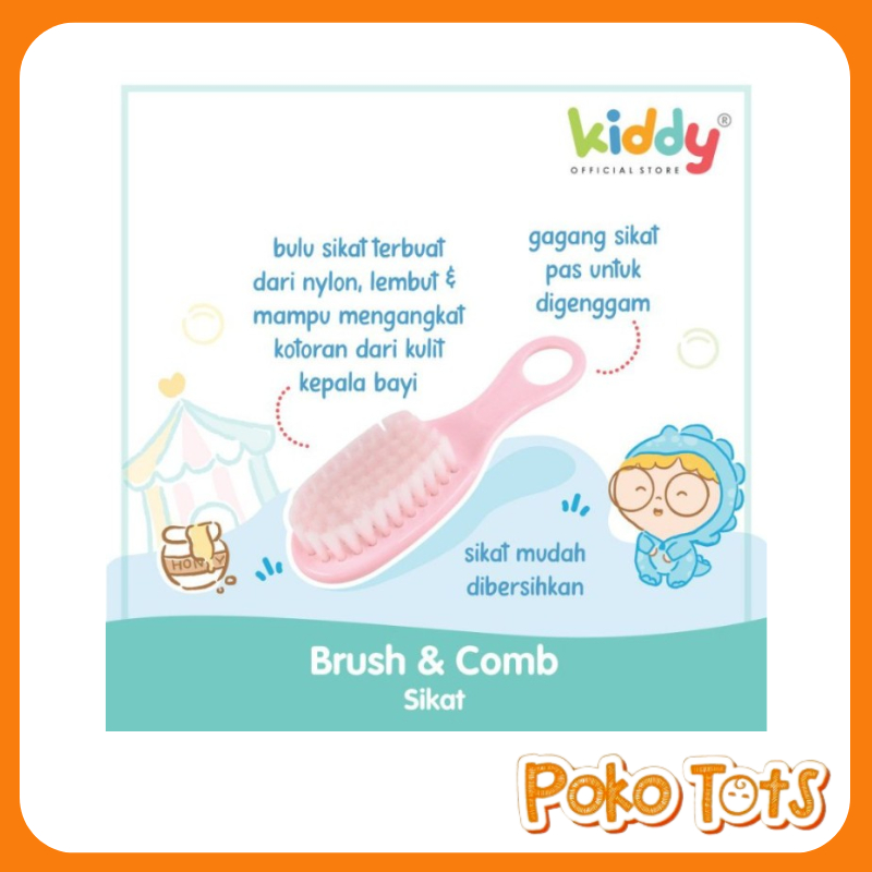 Kiddy Brush &amp; Comb Sisir Rambut Bayi