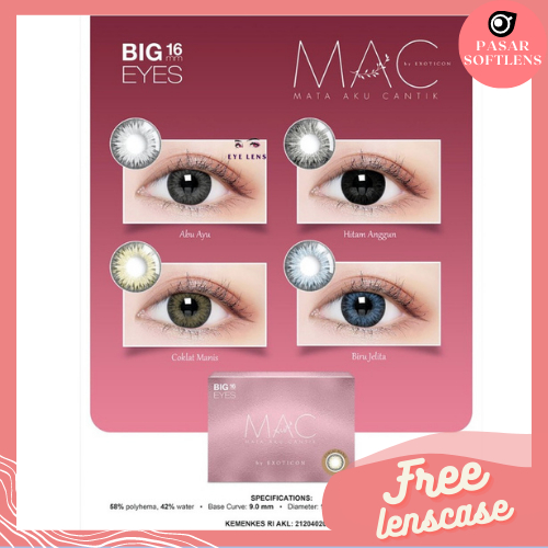 SOFTLENS MAC MINUS -3.25 S/D -6.00 BY X2 EXOTICON