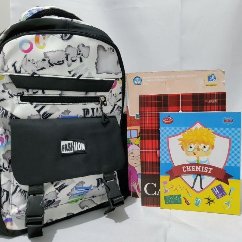 Tas Sekolah Anak SD Ransel Backpack Sekolah Import Korea Terbaru Ukuran Besar 5003