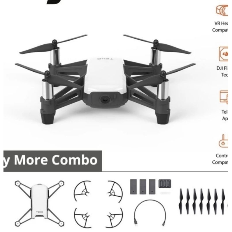 DJI TELLO FLY MORE COMBO + TAS second