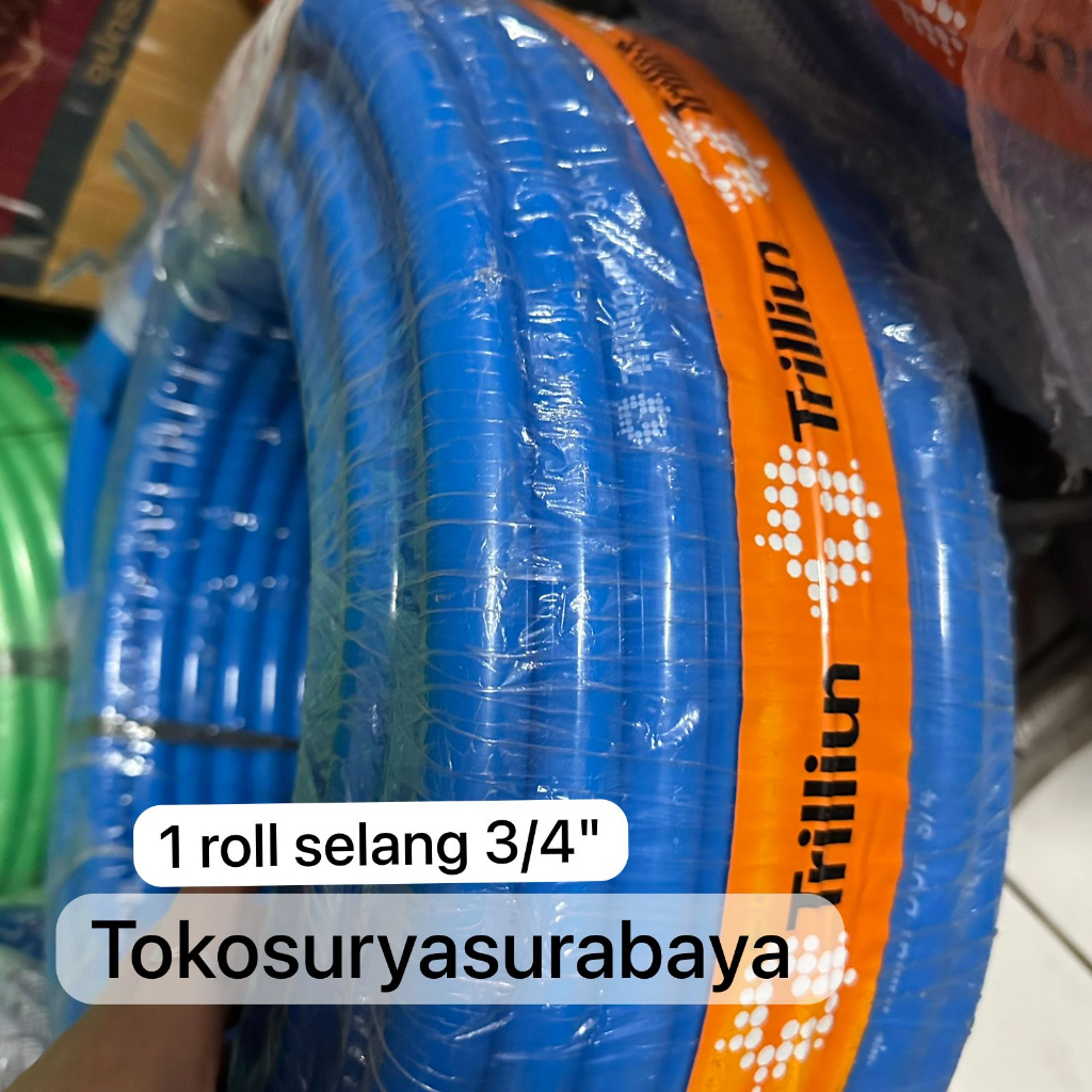 50 meter Selang 3/4" Trilliun DOF - Selang Elastis Trilliun DOF 3/4" 50m / 1 rol