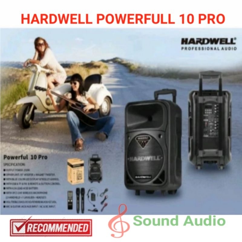 speaker portabel powerfull 10 pro sound system portable hardwell powerfull 10pro barang dijamin orig