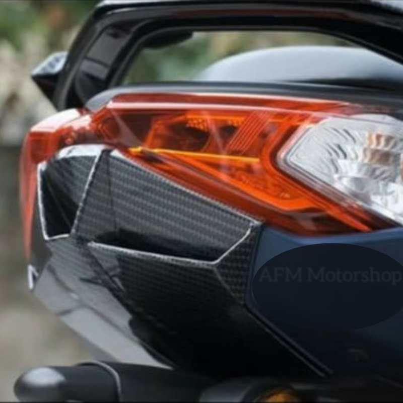 Tutup Bawah Lampu Belakang Nmax New 2020 Carbon Nemo / Tutup Lampu Variasi Nmax Aksesoris Nmax 2020