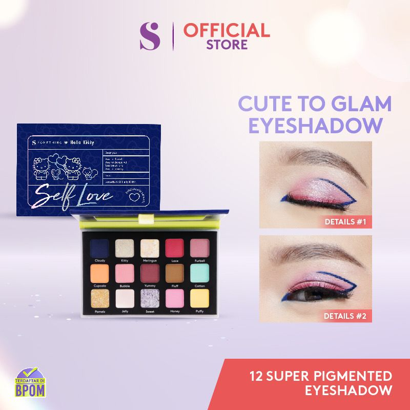 SOMETHINC Self Love Eye Shadow Palette (Hello Kitty Edition)