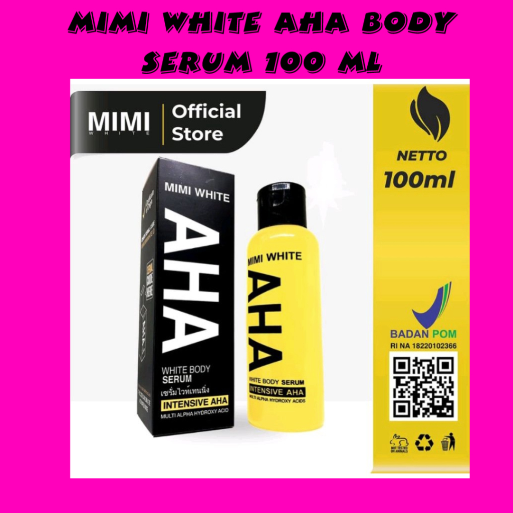 NEEWW!!! MIMI WHITE AHA BODY SERUM ISI 100ML