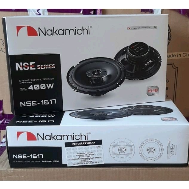 Speaker Coaxial NAKAMICHI NSE 1617 Speaker 6&quot; NAKAMICHI 400 Watts