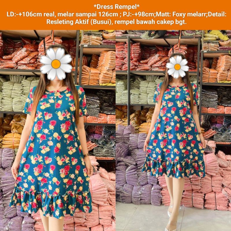 Daster Dress Ninda Foxy Melar Kancing Busui / Dress Foxy / Dress Foxy Susun / Dress Foxy Canda / Dress Foxy Busui / Daster Foxy / Daster Foxy murah / Daster Foxy susun