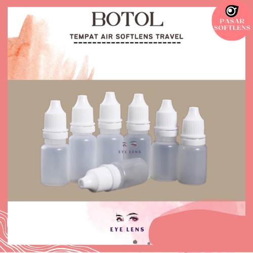 BOTOL KOSONG KECIL UNTUK TEMPAT AIR SOFTLENS / TETES SOFTLENS