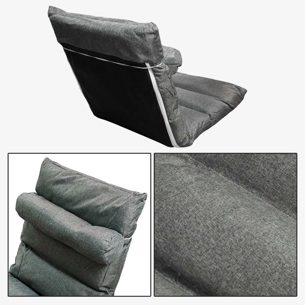 Kursi Lipat Folding Lounger Home Lazy Sofa 6 Grids Dekorasi Cantik Nordic Desain Elegan Kursi Berkualitas