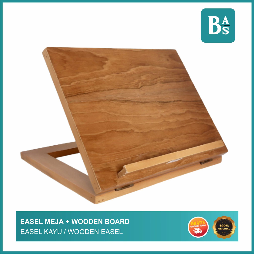 Easel Meja + Wooden Board