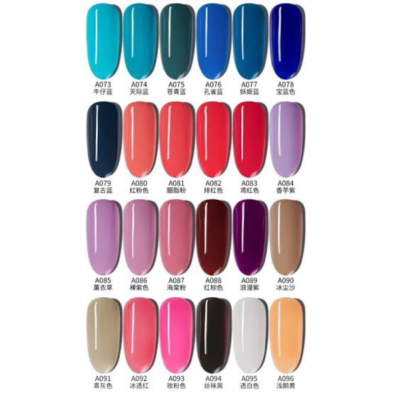 (51-90) CHARZIEG Gel Polish 15ml UV Gel Nail Polish UV LED Nail Art / Kutek Gel Tahan 2 Bulan / Cat Kuku Gel polish Charzieg