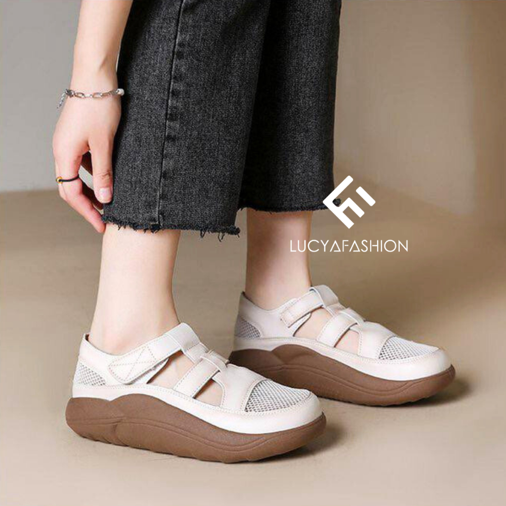 Wedges Wanita Import Sepatu Gladiator Wanita Korean Style 1221