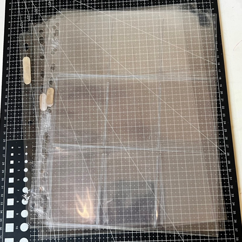 Ultra Pro Ultrapro 9p 9 slot 9 pocket sleeve sleeves untuk binder A4 3 ring photocard photocard slee