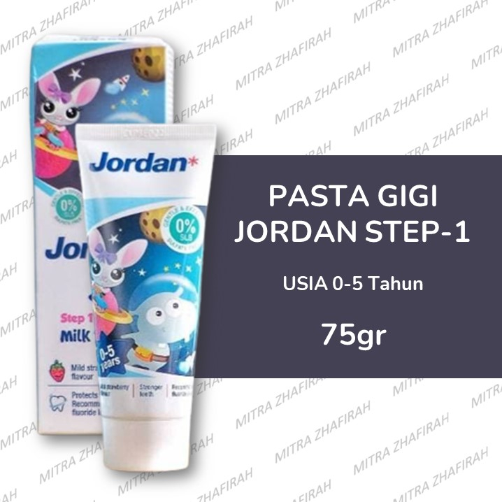 Pasta Gigi JORDAN STEP 1 Usia 0-5 Tahun | JORDAN Pasta Gigi STEP 2 usia 6-10 Tahun