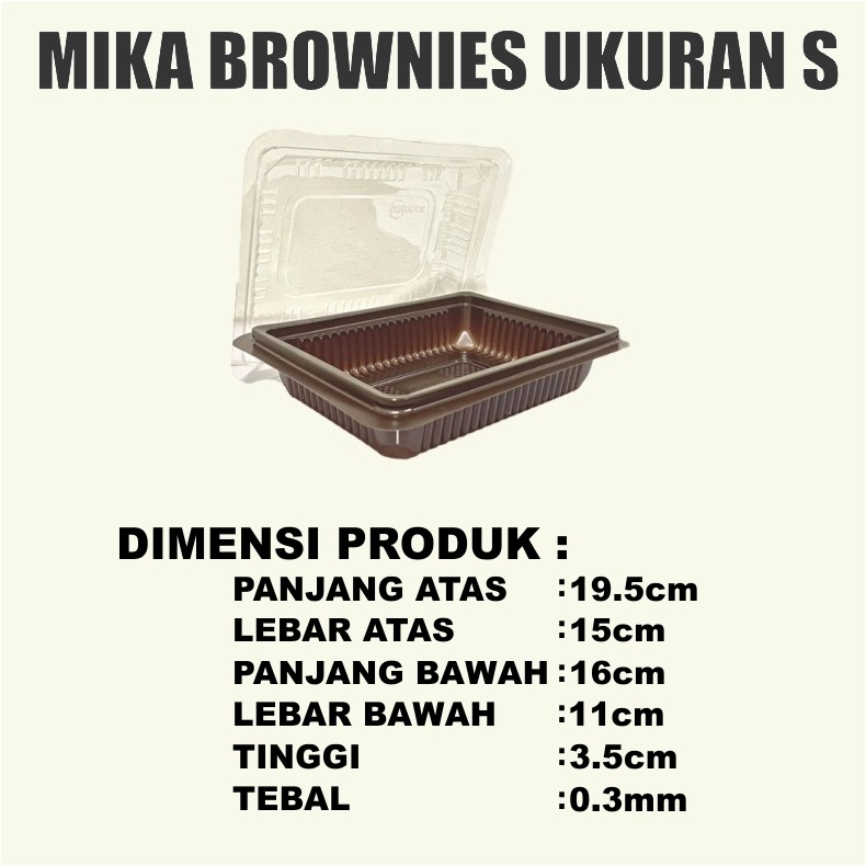 Mika Brownies S Kecil Dus Semua Jasa Kirim Ekspedisi Kotak Bronis Surabaya