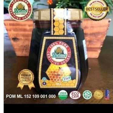 

madu hutan Delone certified organik isi 400g