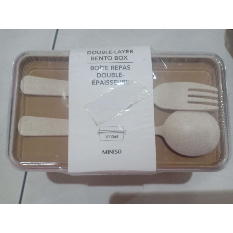 Miniso kotak makan 2 tingkat