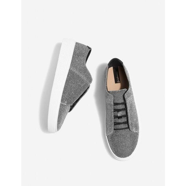 STRADIVARIUS SILVER SNEAKERS