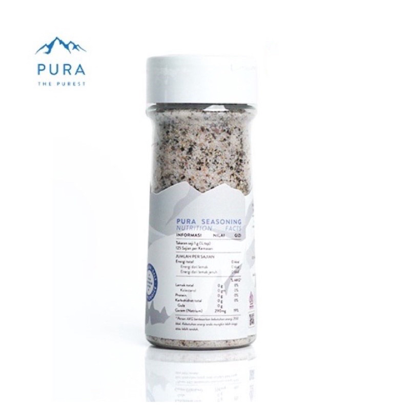 PURA PUREST SEA SALT (Garam Halus/Kasar/Garlic/BlackPepper)