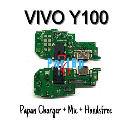 Flexible charger + Mic + Handsfree Vivo Y100 - Flexible Flexibel Fleksibel Charger