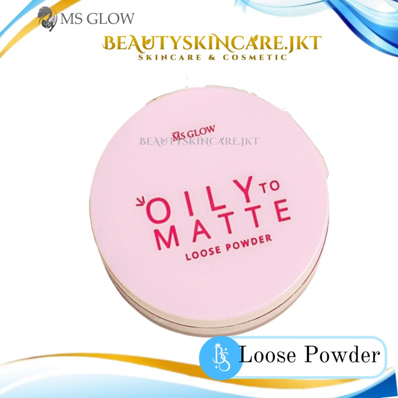 Ms Glow Loose Powder | Bedak Ms Glow