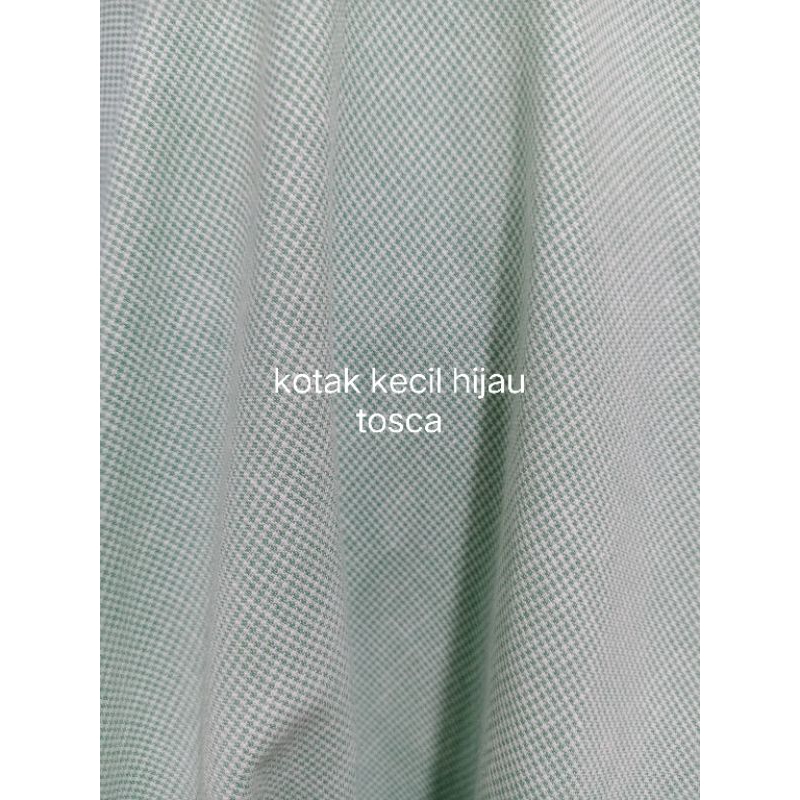 kain katun lokal motif kotak