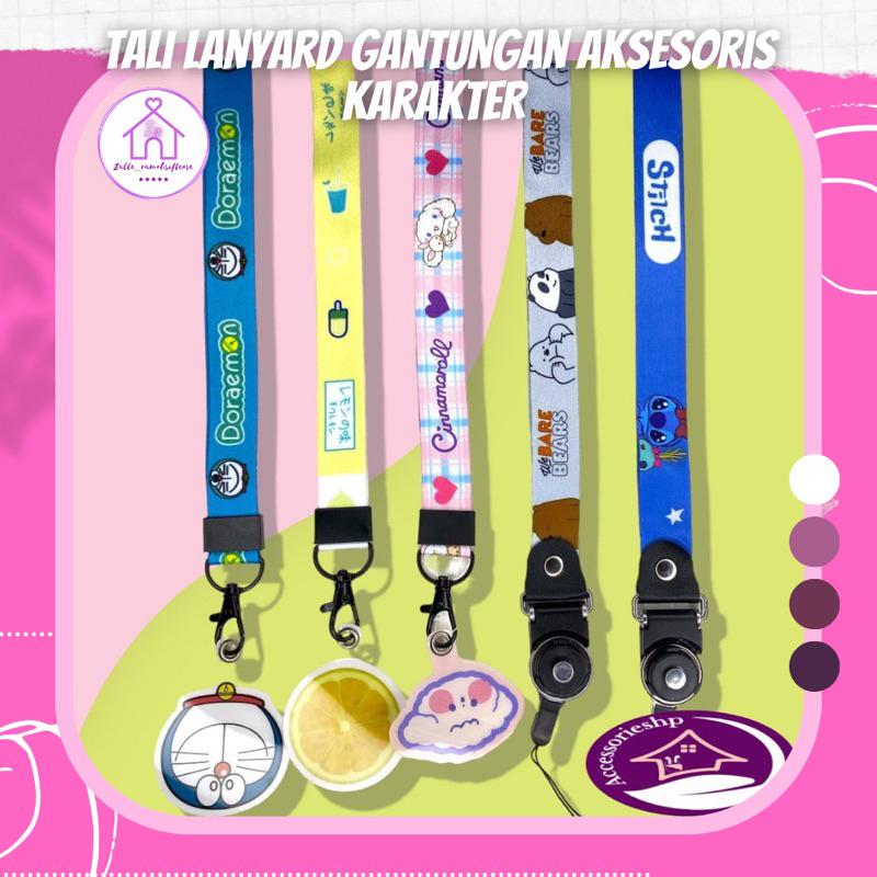 

Tali Lanyard Gantungan Aksesoris Karakter Kartun