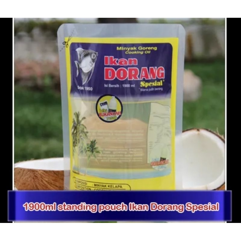 

Minyak Goreng IKAN DORANG SPESIAL 1900ML Minyak Kelapa
