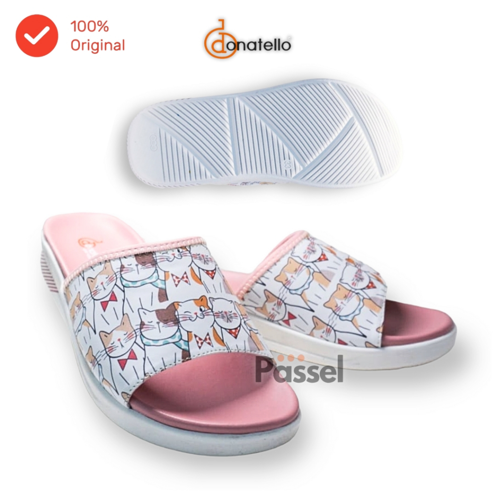Donatello Sz. 26-30 / 31-35 Sandal Print Anak Perempuan DC11031A / DC11032A / DC11033A / DC11034A / DC11035A / DC110301 / DC110302 / DC110303 / DC110304 / DC110305