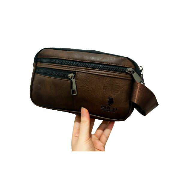 TAS TANGAN PRIA BUSINESS CLUTCH KULIT TERBARU MODIS FASHIONABLE IMPORT HANDBAG / DOMPET POLO