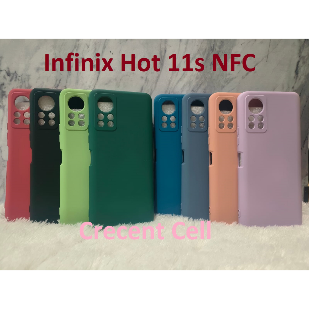 Soft Case Kompatibel Untuk Infinix Hot 11s NFC Liquid Silikon Candy Macaron Bludru