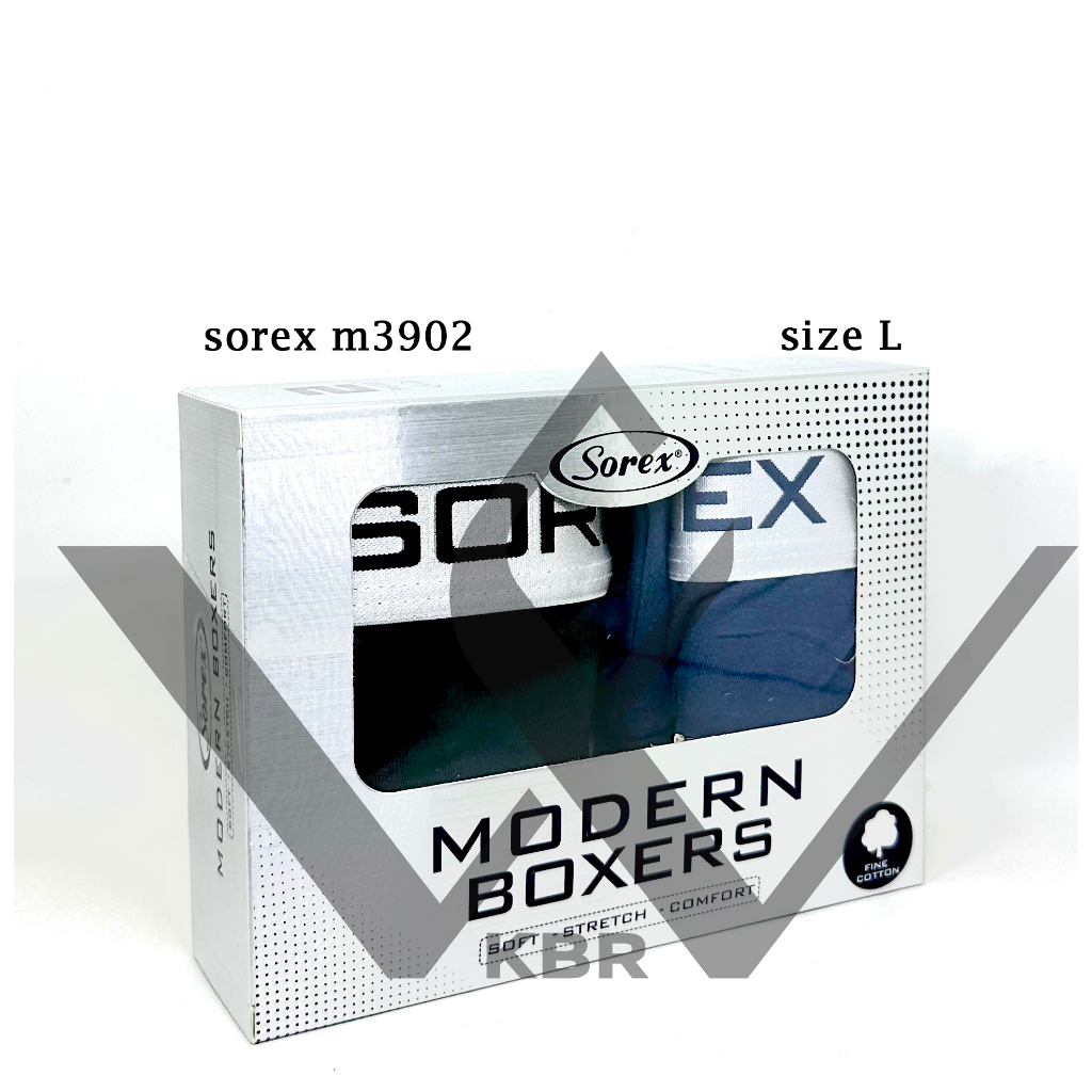 Isi 2 Pcs - Sorex Man CD Boxer Pria LK M 3902 boxer pria / celana dalam pria / dalaman pria /boxer / wf store