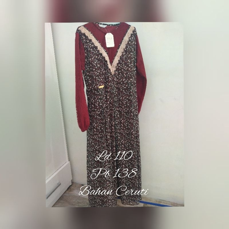 gamis Ceruti mix brukat