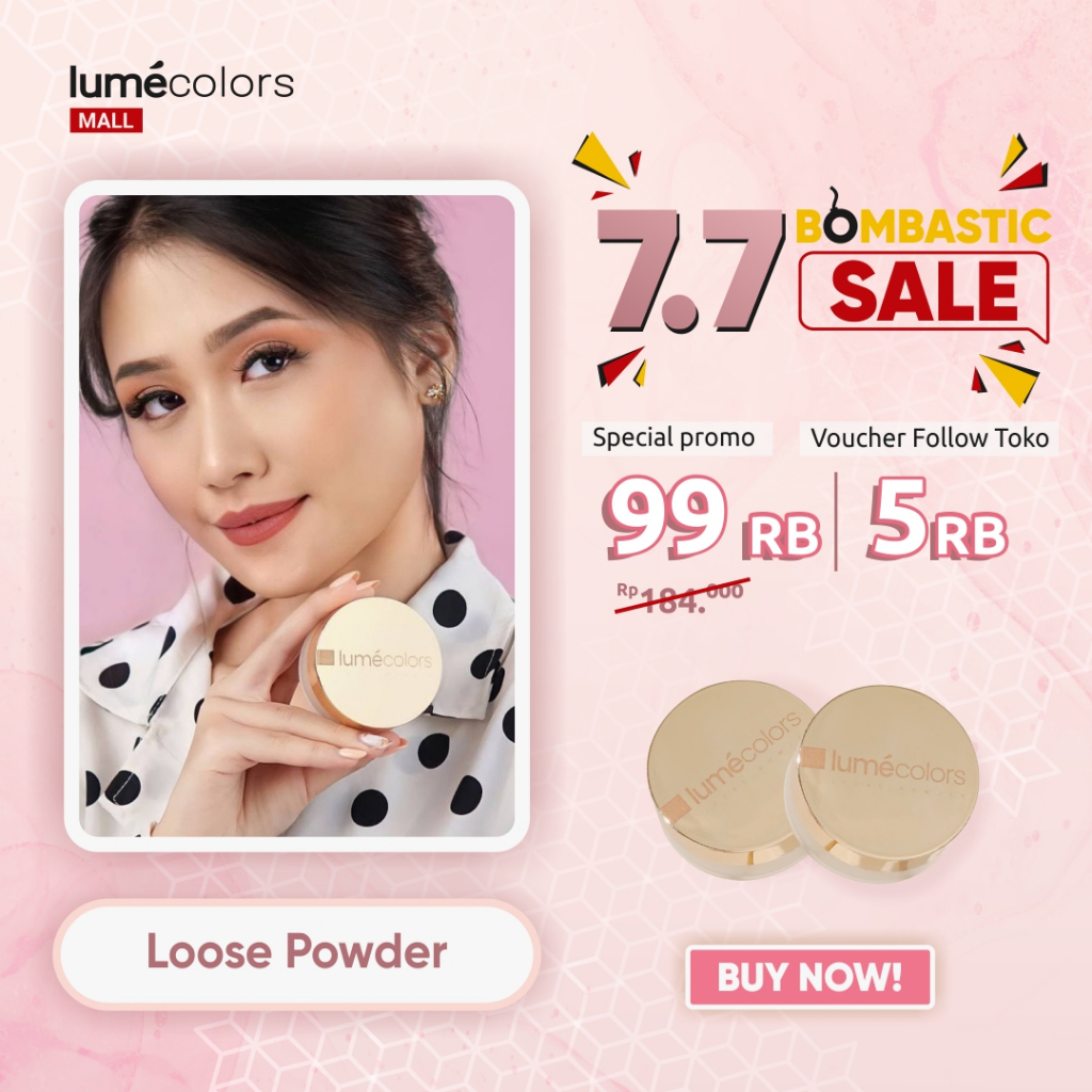 Lumecolors Loose Powder Pore Blurring Effect Bedak Lumecolors