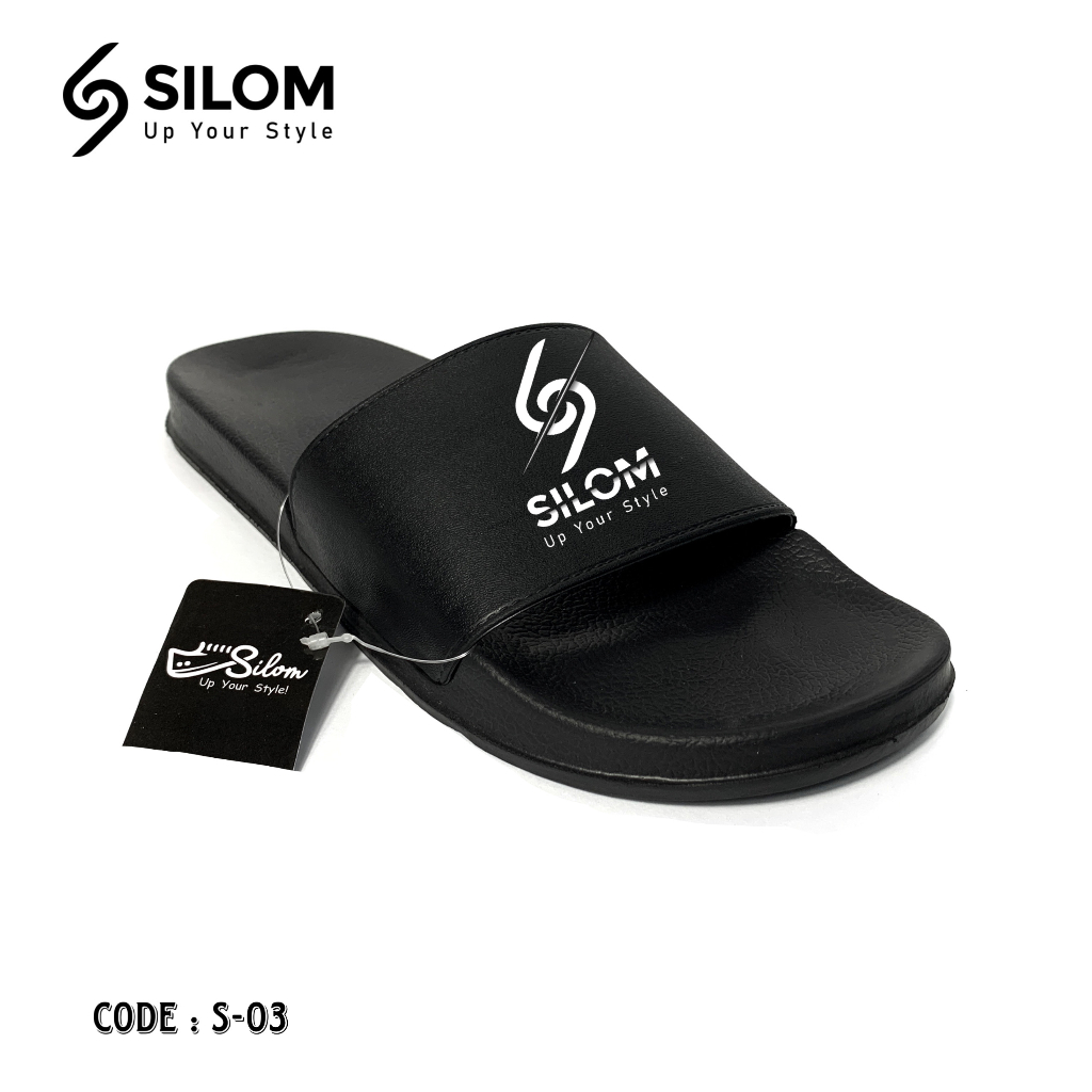Sandal Pria Slide Anti Air Sendal Slop Flip Flop S-03 Cut Brand Silom