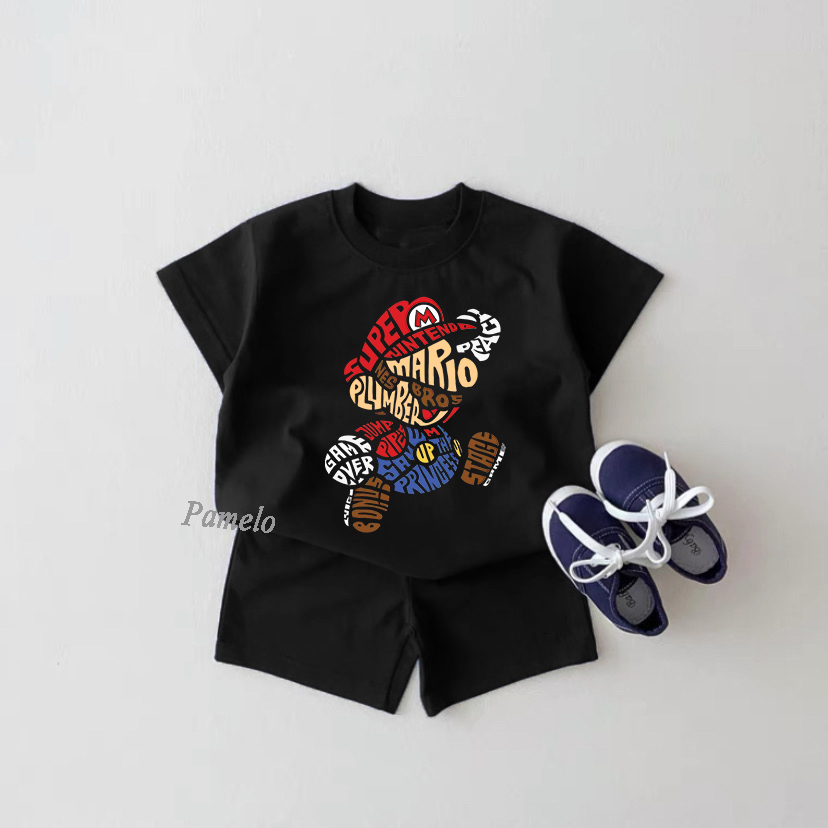 Pamelo.id OneSet Anak / Mario N / Fashion Anak / Stelan baju anak / Stelan anak cowok  / OneSet unisex / Oneset anak murah