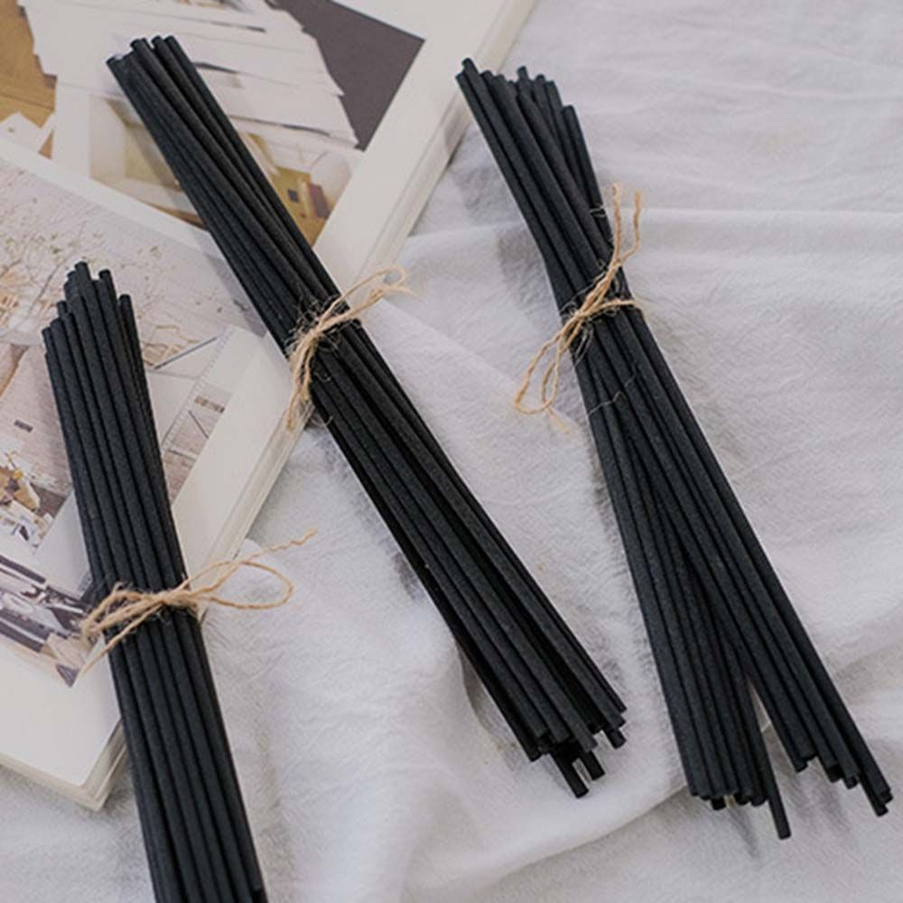 Stick Reed Diffuser Varian Warna Hitam Putih Hijau Pink Fiber Stik Bukan Rotan Disfuser