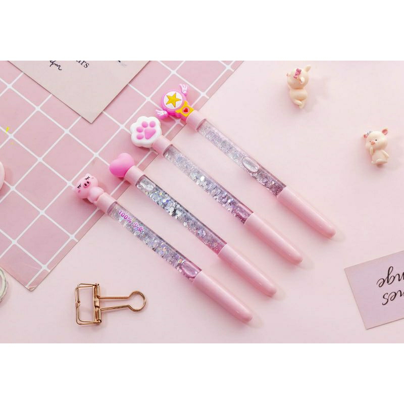 

Pink glitter Gel Pen