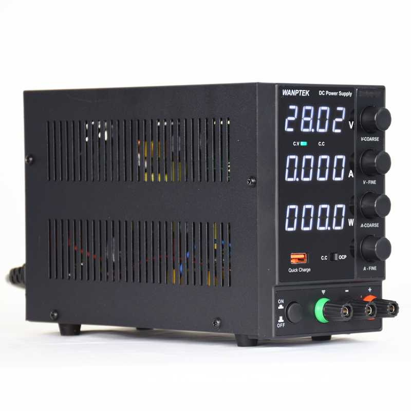 WANPTEK Adjustable Power Supply DC Regulated Digital Voltage 30 V 5 A - DPS305U