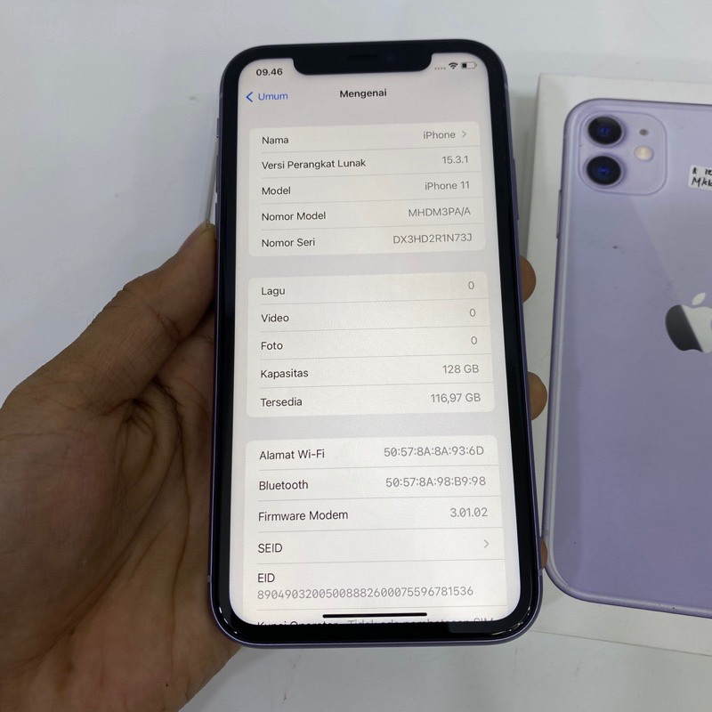 apple iPhone 11 64/128gb Resmi ibox