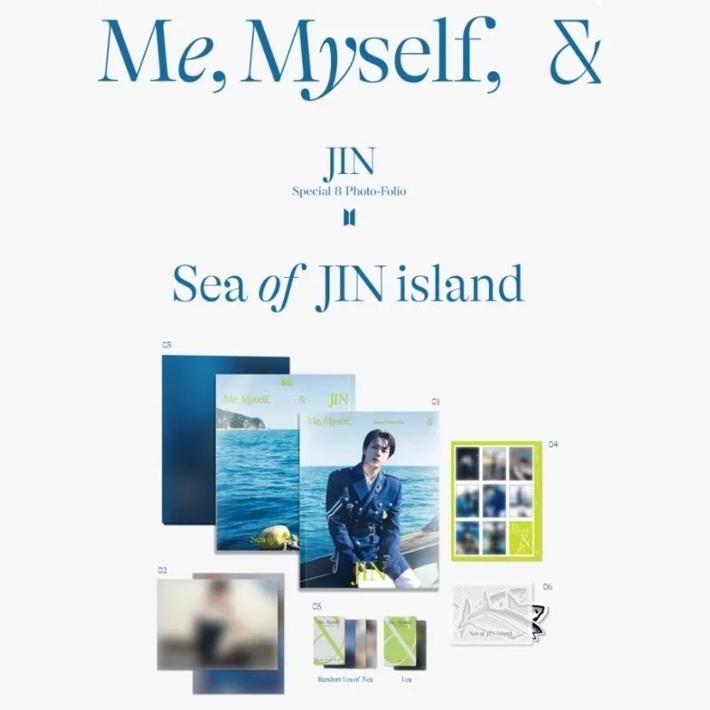 OFFICIAL PHOTOBOOK ME, MY SELF & JIN "SEA OF JIN ISLAND"