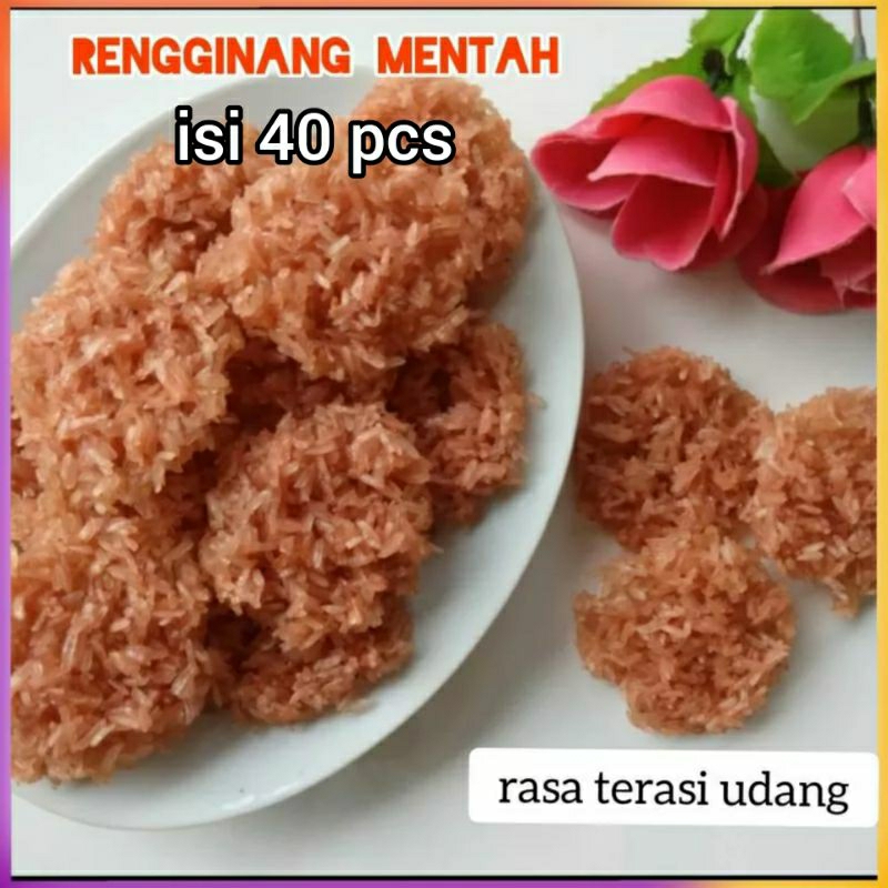 

renginang terasi udang ukuran mini isi 40 pcs/ rangginang/ ranginang/ rengginang mentah