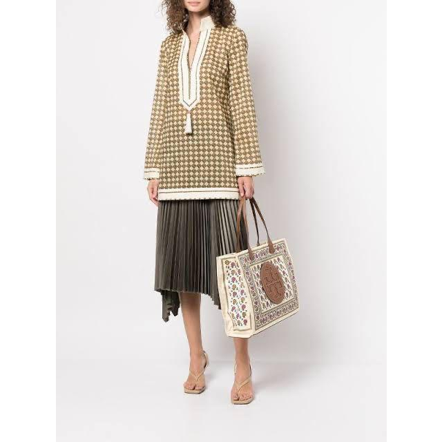 TB Ella Logo Flower-Print Tote Bag