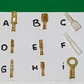 Skun Terminal Kuningan Besar Kecil Kondom Isolator Socket Soket Kabel