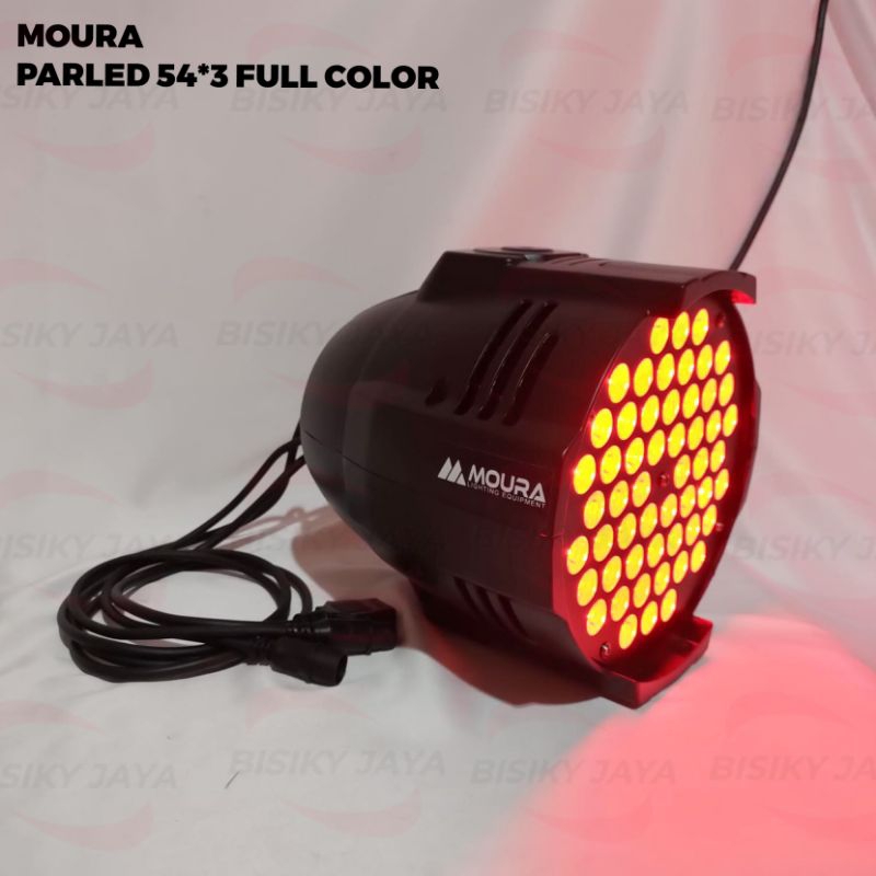 Parled 54x3 Moura Full Color / Lampu Parled 54x3w Full Color Moura Original Lampu Sorot parled 54x3 
