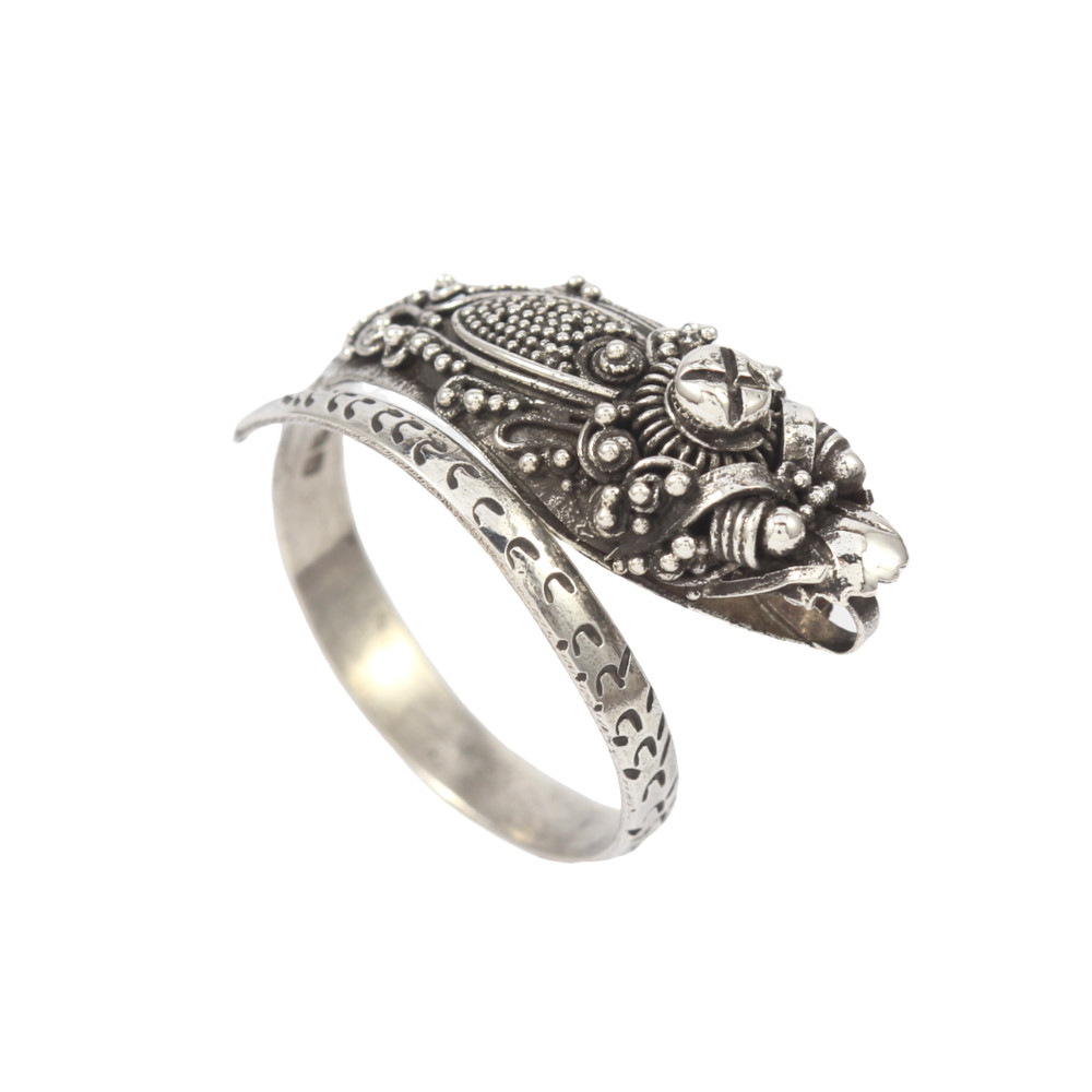 Cincin Perak 925 Pria Motif Naga C199